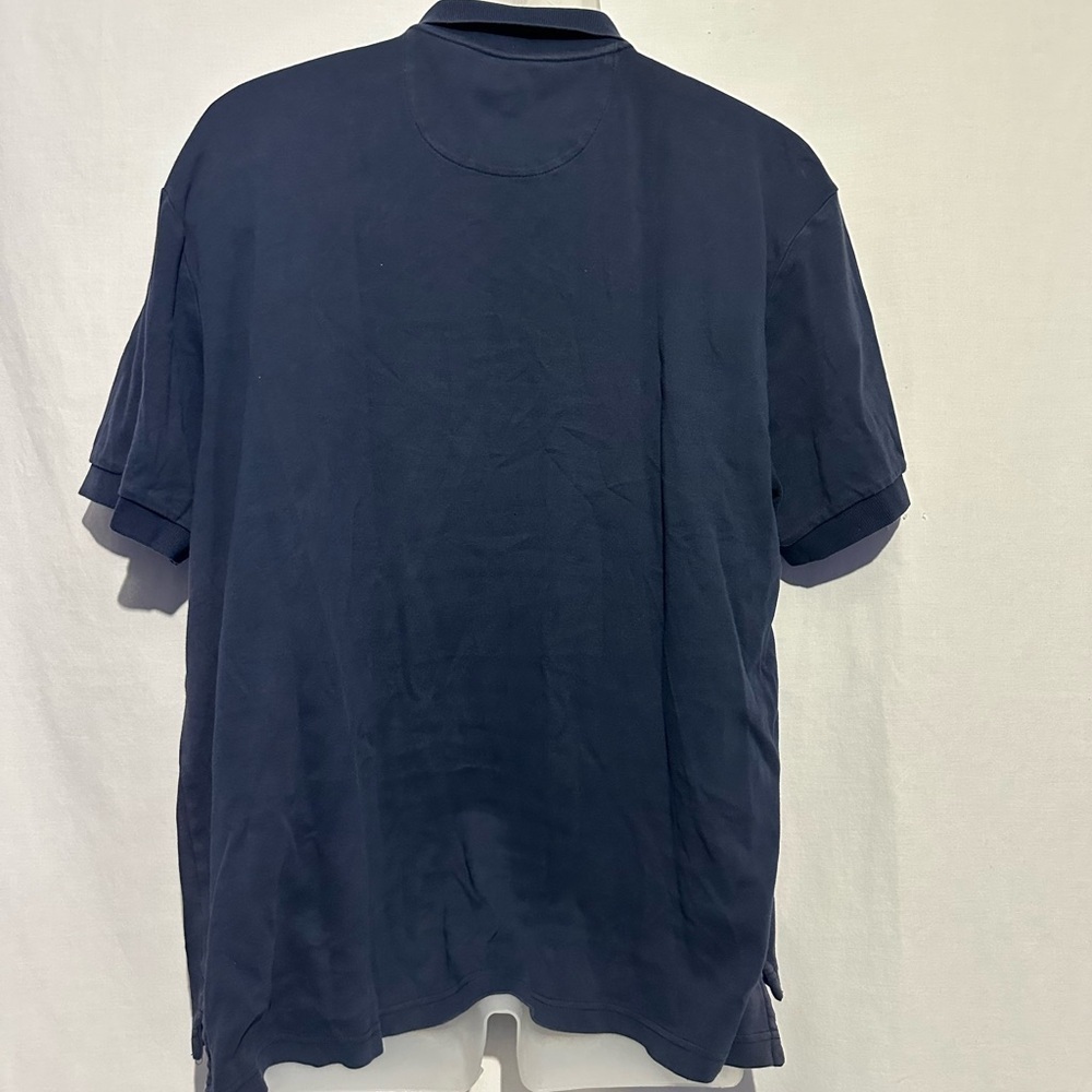 Chaps Men’s Navy Polo Shirt Size L - Picture 2 of 3